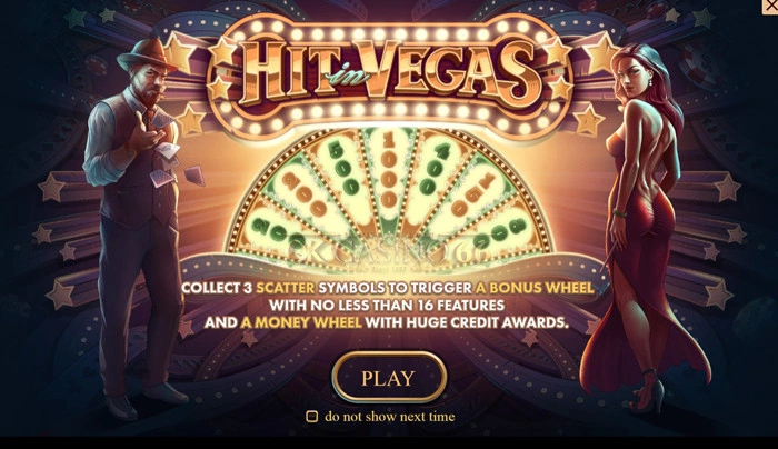 เกมสล็อต Hit in vegas slot ค่าย netgame